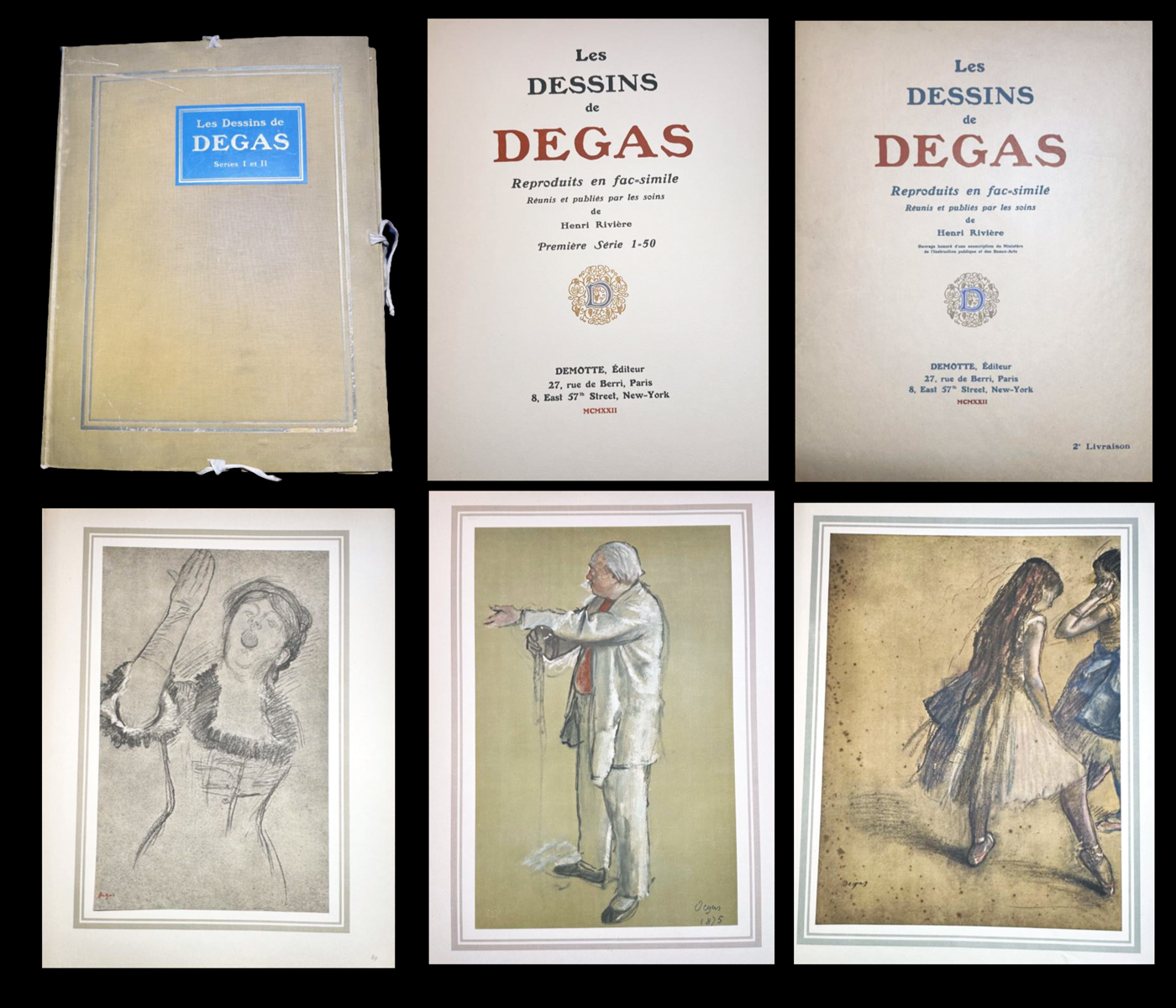 Image for Les Dessins de Degas, 19221923. Complete Portfolio with 100 prints Les Dessins de Degas, 19221923. Complete Portfolio with 100 prints
